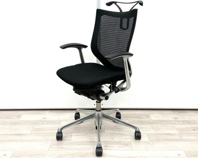 【中古】バロンチェア  オカムラ（okamura） 肘付ローバックチェア