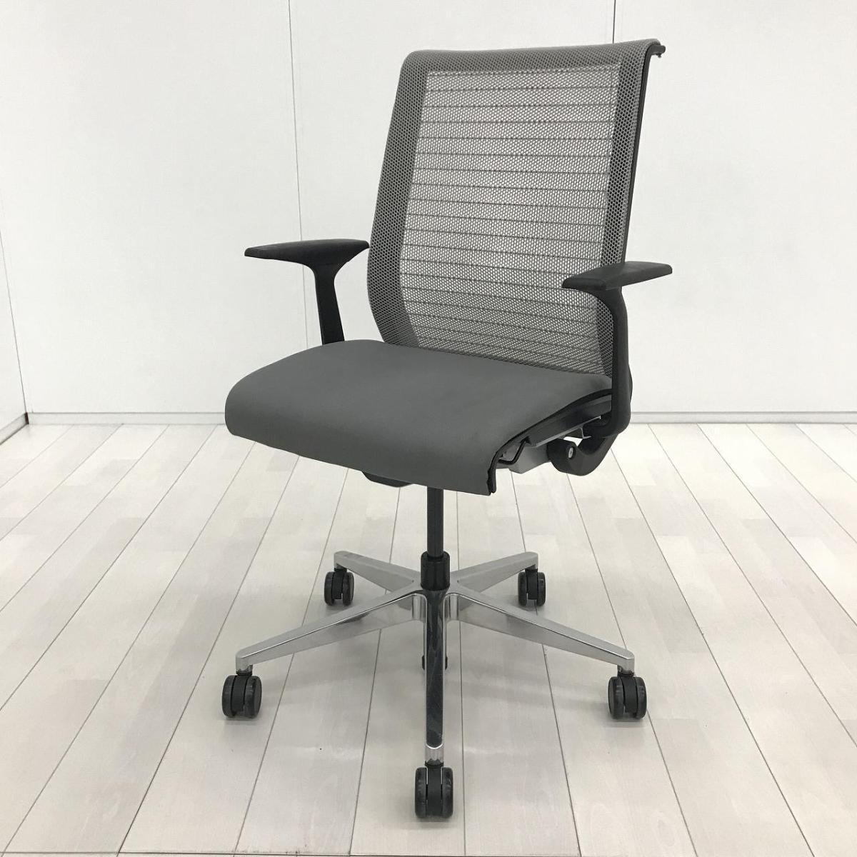中古】シンクチェア（旧モデル） Steelcase/スチールケース 肘付 