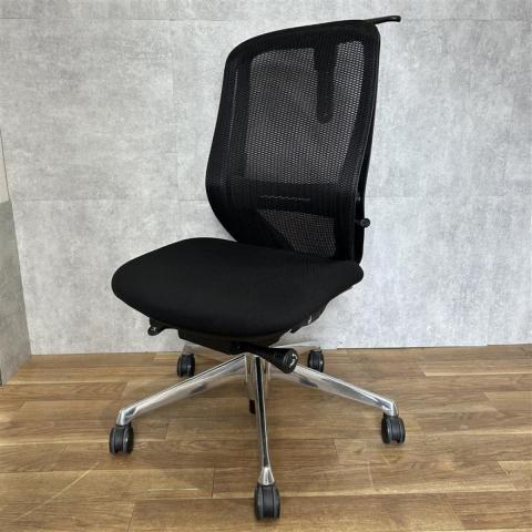 【中古】シルフィーメッシュ C636BSFMP1 オカムラ（okamura） 肘無ハイバックチェア