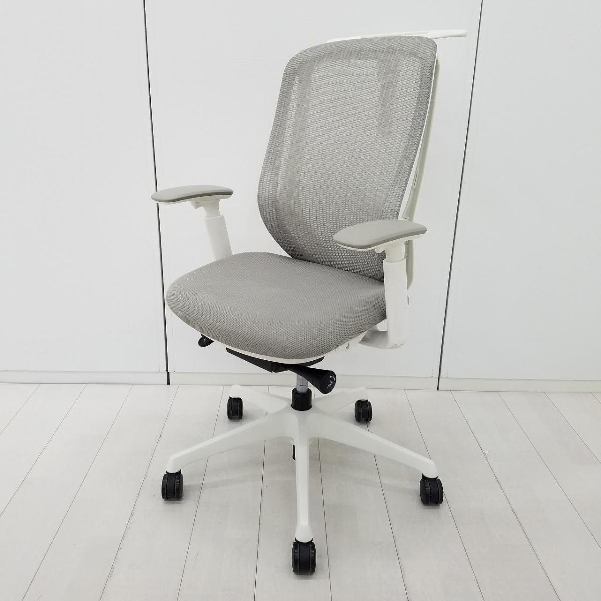 中古】シルフィーメッシュ C686XW FMR3 オカムラ/okamura 肘付