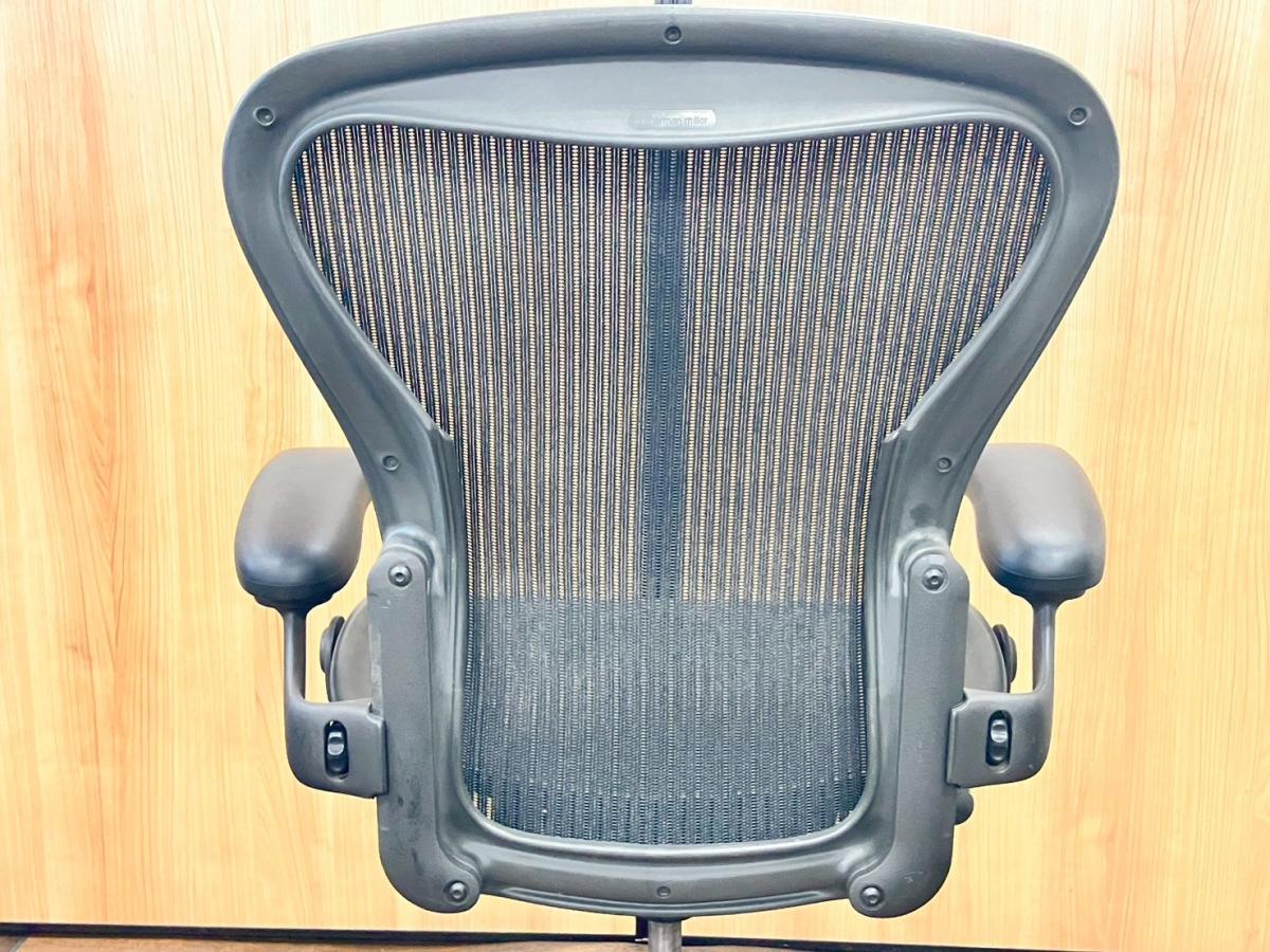 中古】アーロンチェア Herman Miller/ハーマンミラー 肘付ハイバック