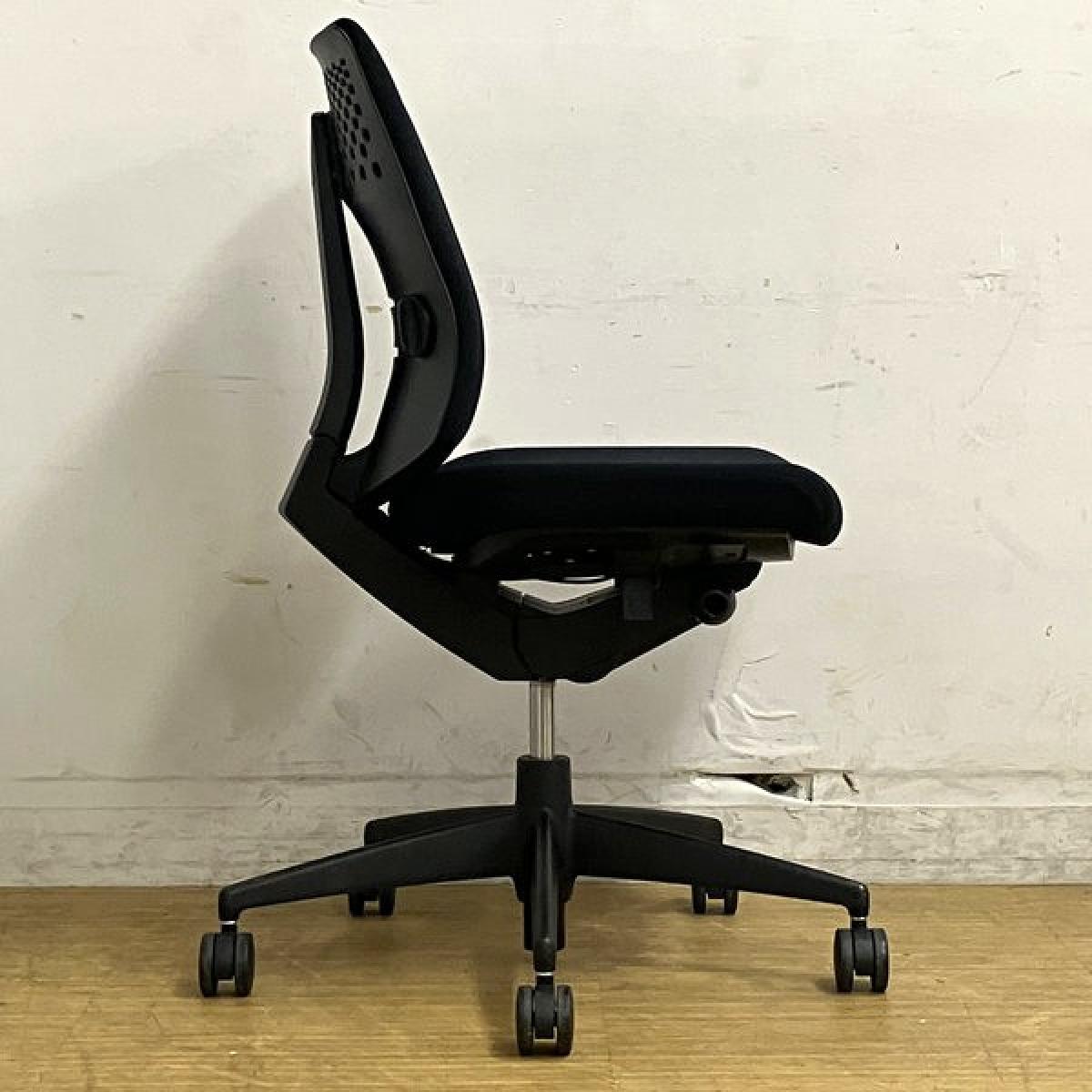 中古】ウィザード2 CRS-G1820F6 コクヨ/KOKUYO 肘無ローバックチェア