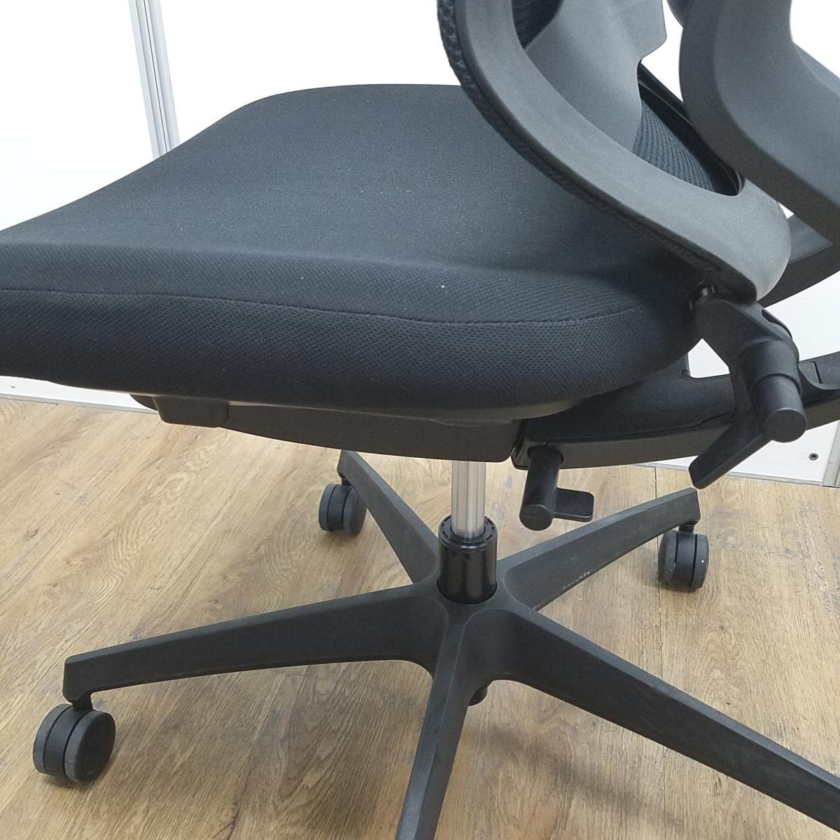 中古】デュオラ2 コクヨ/KOKUYO 肘無ハイバックチェア 603559 - 中古