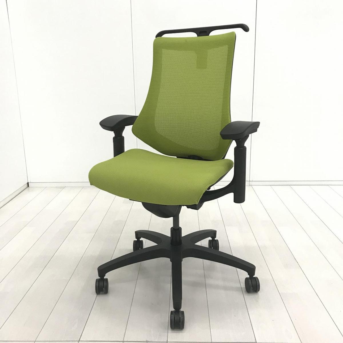 中古】エフメッシュ KG-177JBH-T1Q6 イトーキ/ITOKI 肘付ハイバック