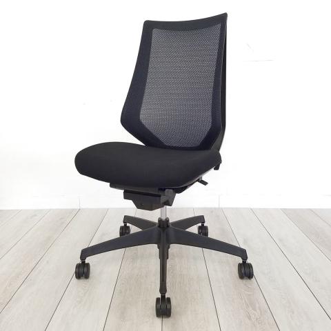 【中古】デュオラ メッシュ  コクヨ（KOKUYO） 肘無ハイバックチェア