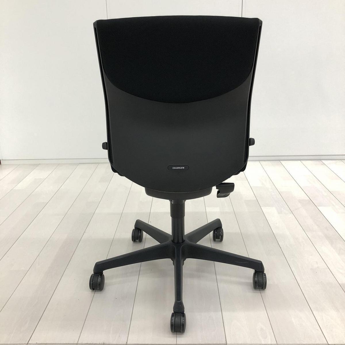 中古】エスクード C433ZR FFW1 オカムラ/okamura 肘無ローバックチェア