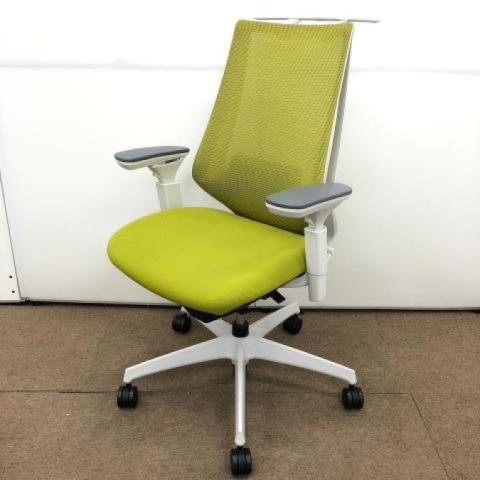 【中古】デュオラ メッシュ  コクヨ（KOKUYO） 肘付ハイバックチェア