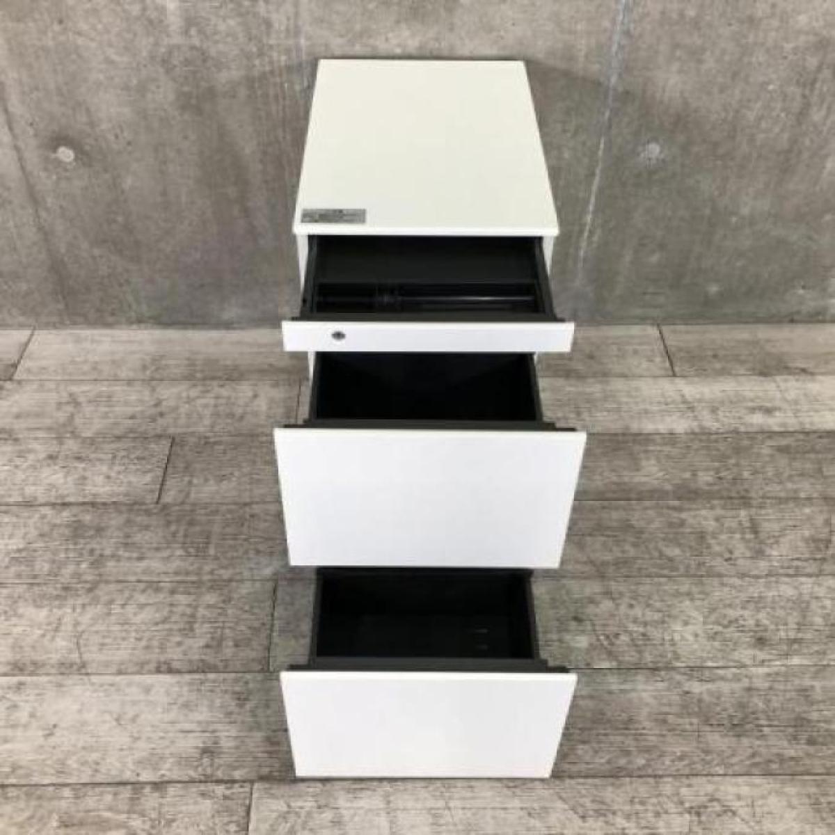 中古】プロユニット オカムラ/okamura ワゴン3段 603786 - 中古 