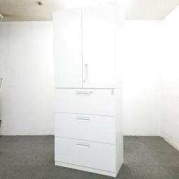 【在庫入れ替え】コクヨ｜エディア｜ホワイト｜両開き｜3段ラテラル｜中古　中古家具　リサイクル家具【T6】【T7】
