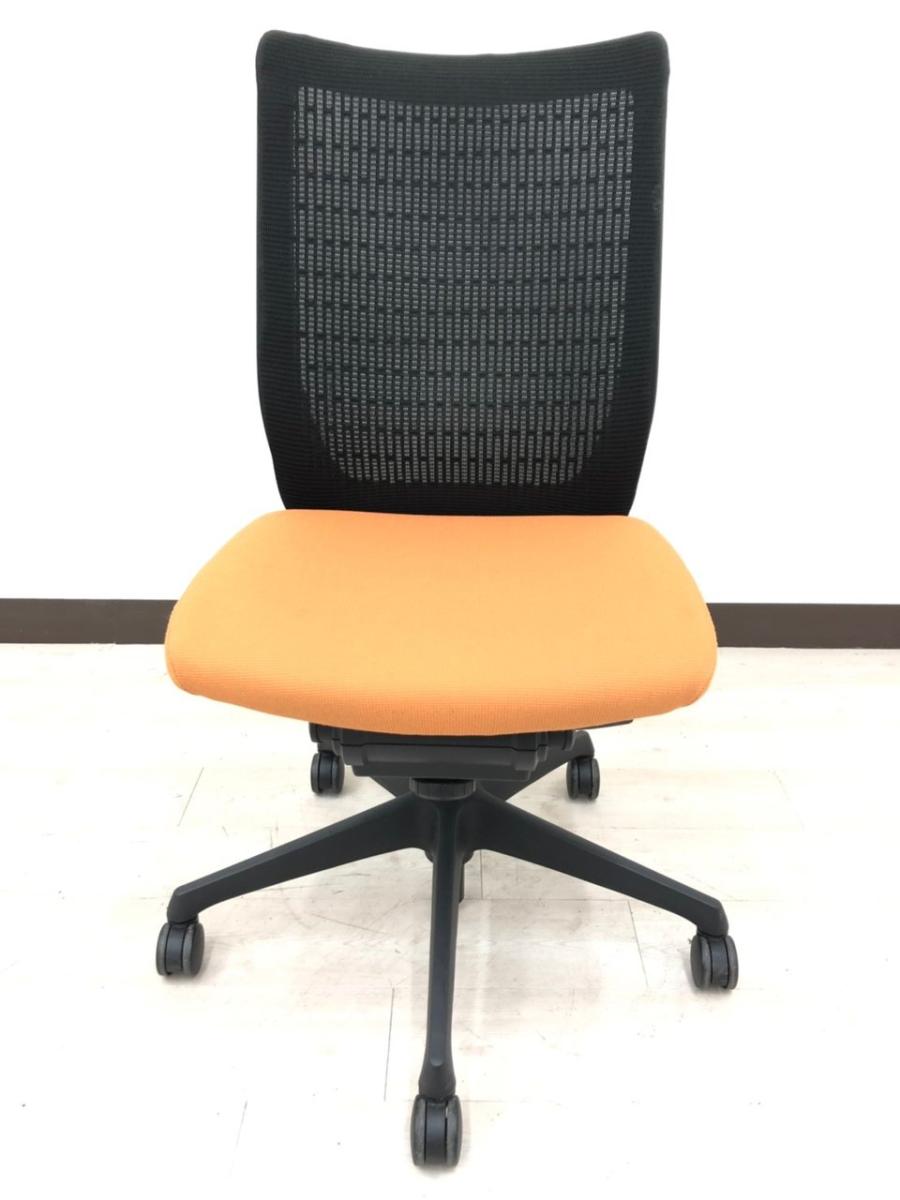 中古】ヴィスコンテチェア オカムラ/okamura 肘無ハイバックチェア