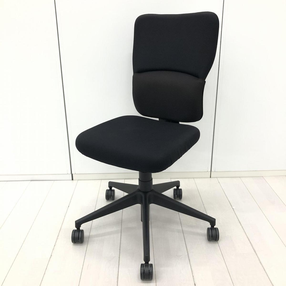 中古】LetsB レッツB Steelcase/スチールケース 肘無ハイバックチェア
