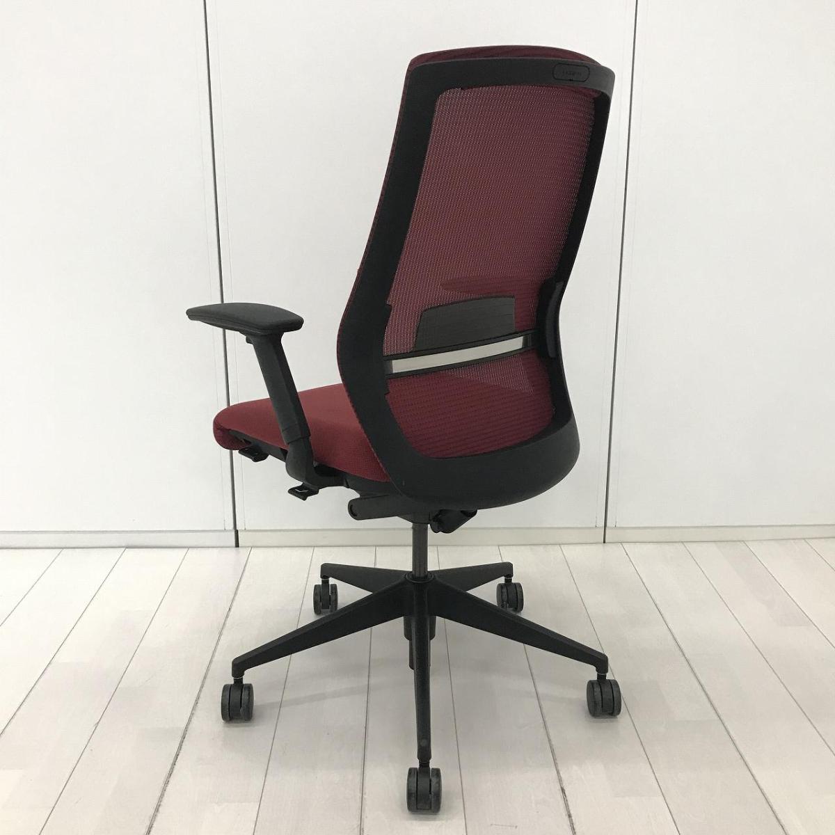 中古】セレッツァ ELA2-00B ウチダ/UCHIDA 肘付ハイバックチェア