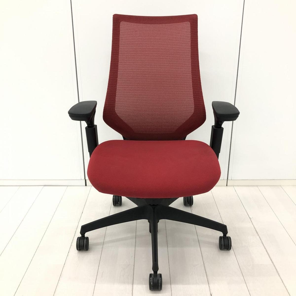 中古】デュオラ メッシュ コクヨ/KOKUYO 肘付ハイバックチェア 603916