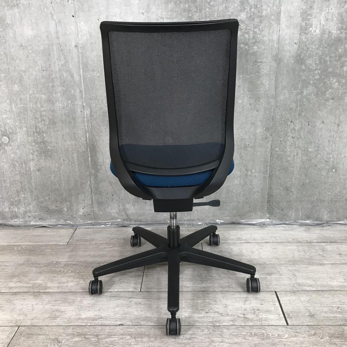 中古】ミトラシリーズ コクヨ/KOKUYO 肘無ローバックチェア 603935 