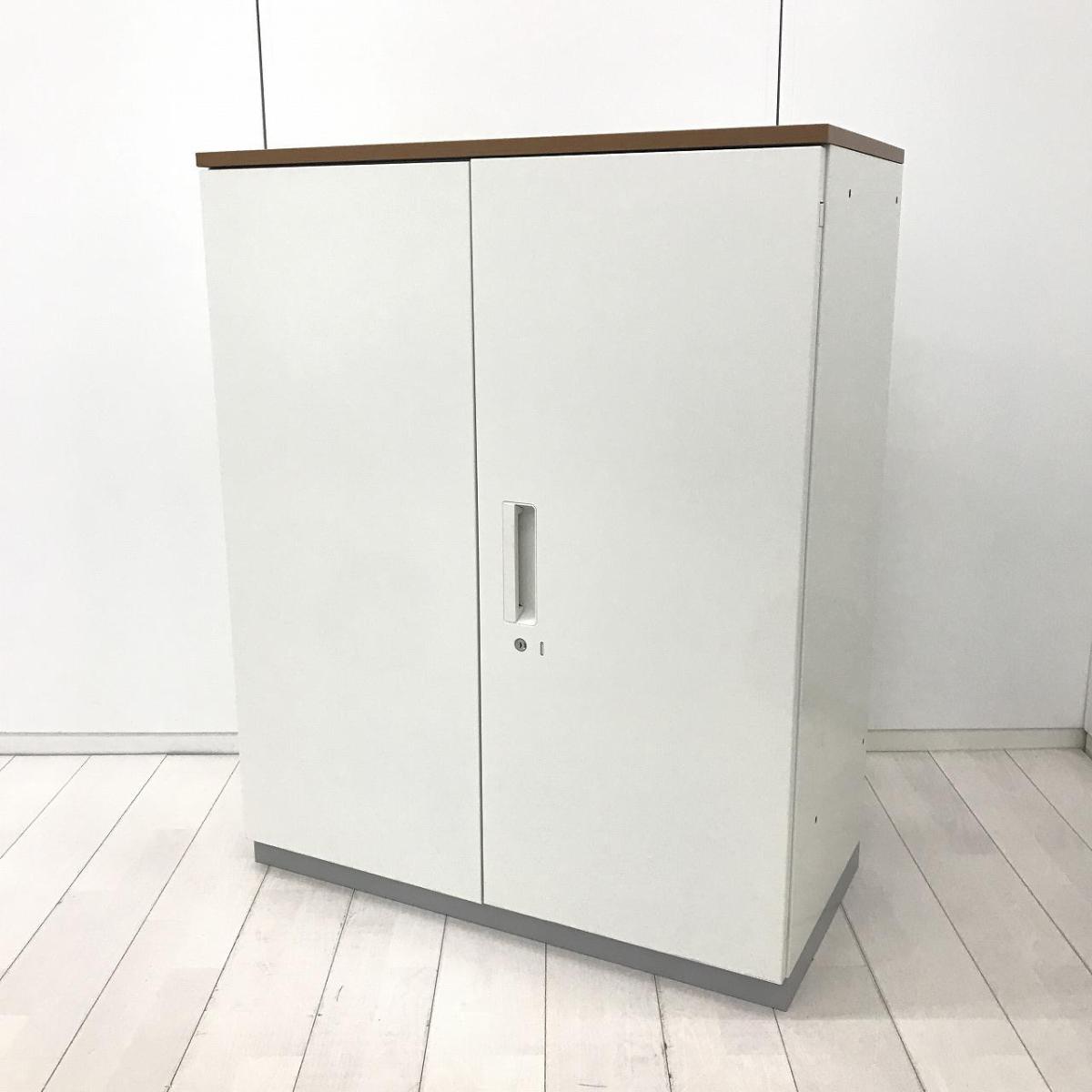 中古】L6 L6-105A プラス/PLUS ローキャビネット／両開き 603976