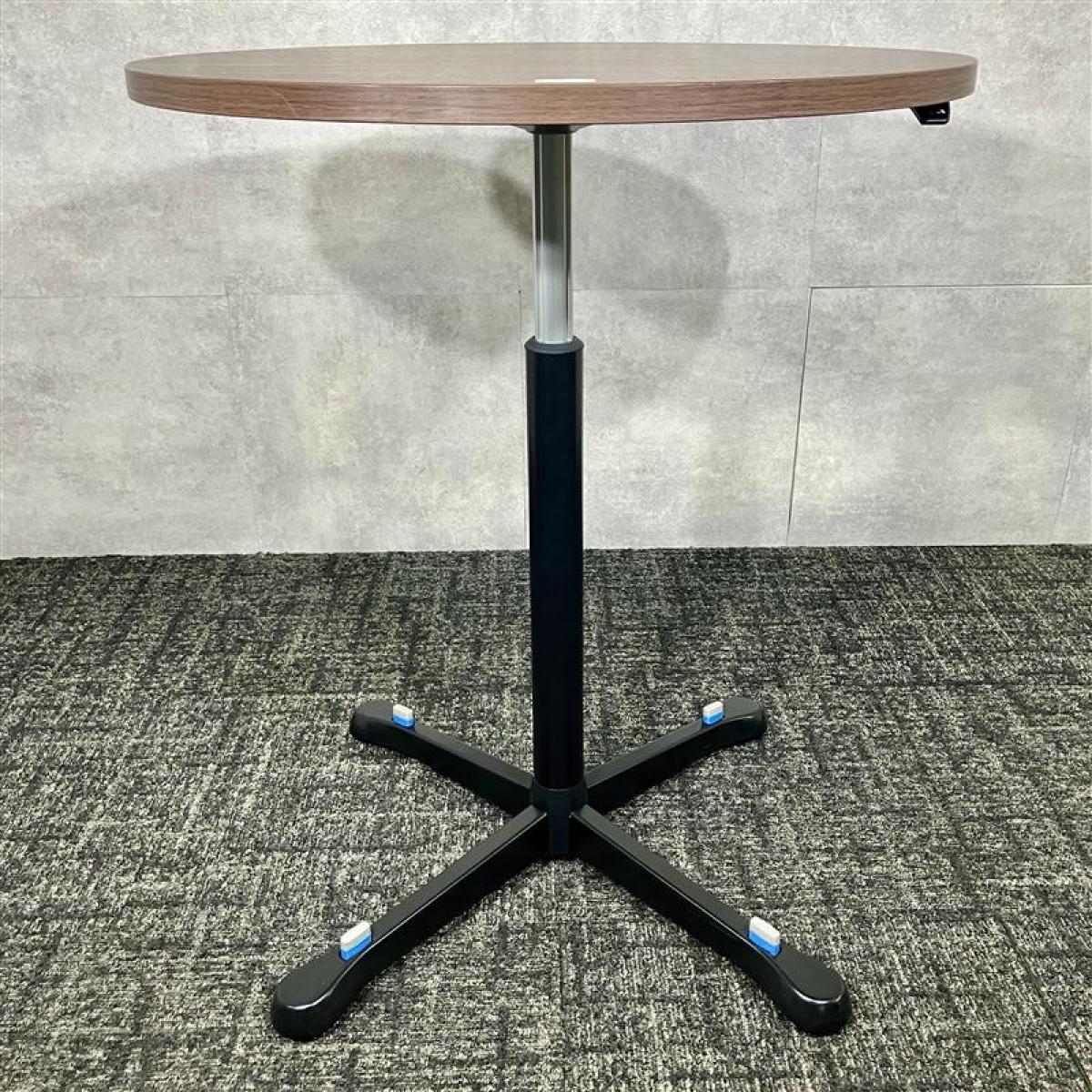 okamura オカムラ　ラウンドテーブル　ミッドセンチュリー　レトロ 中古】 93N11R MX63 オカムラ/okamura 昇降テーブル 604007 - 中古