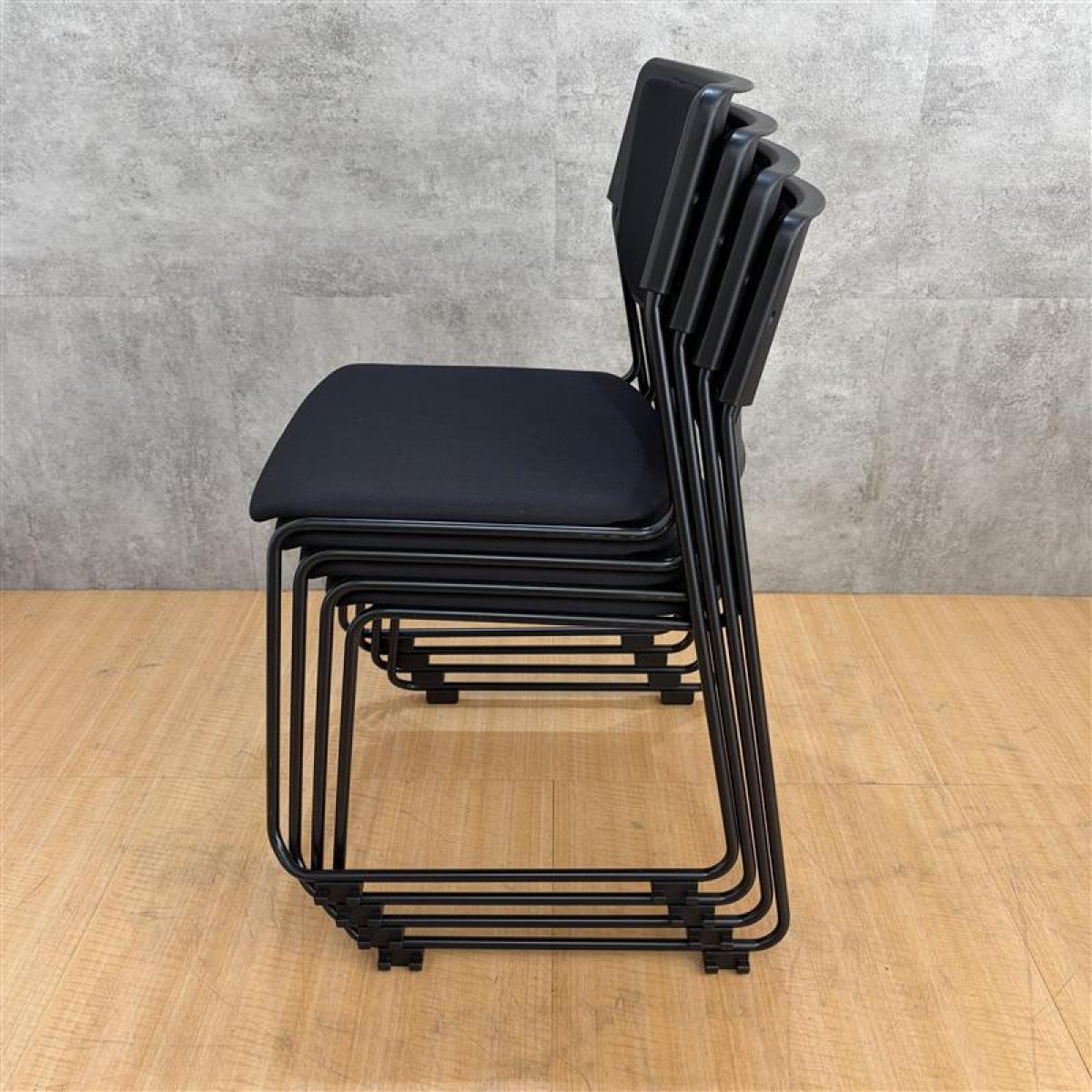 中古】エレック KLC-620PVT1T1T1 イトーキ/ITOKI スタッキングチェア
