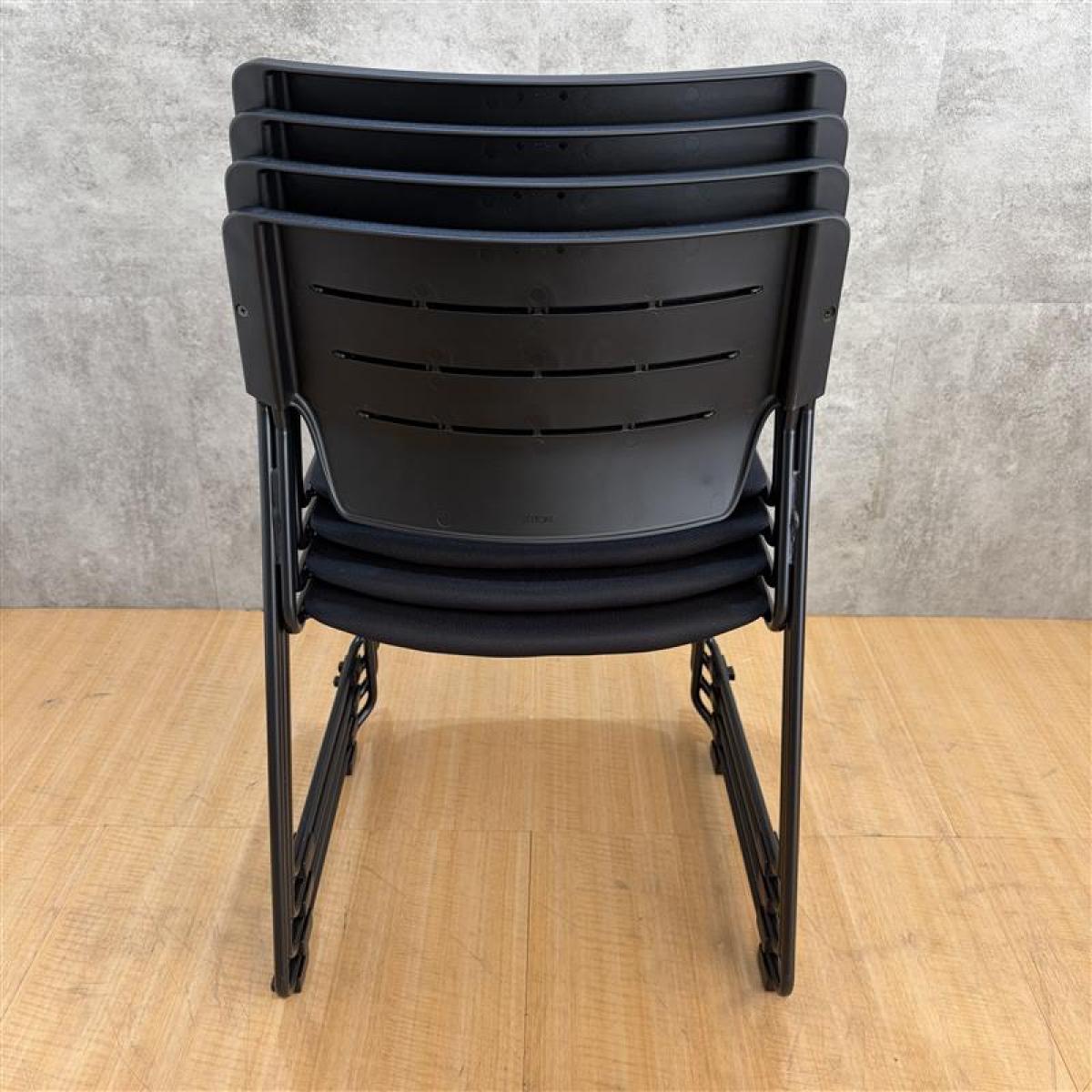 中古】エレック KLC-620PVT1T1T1 イトーキ/ITOKI スタッキングチェア