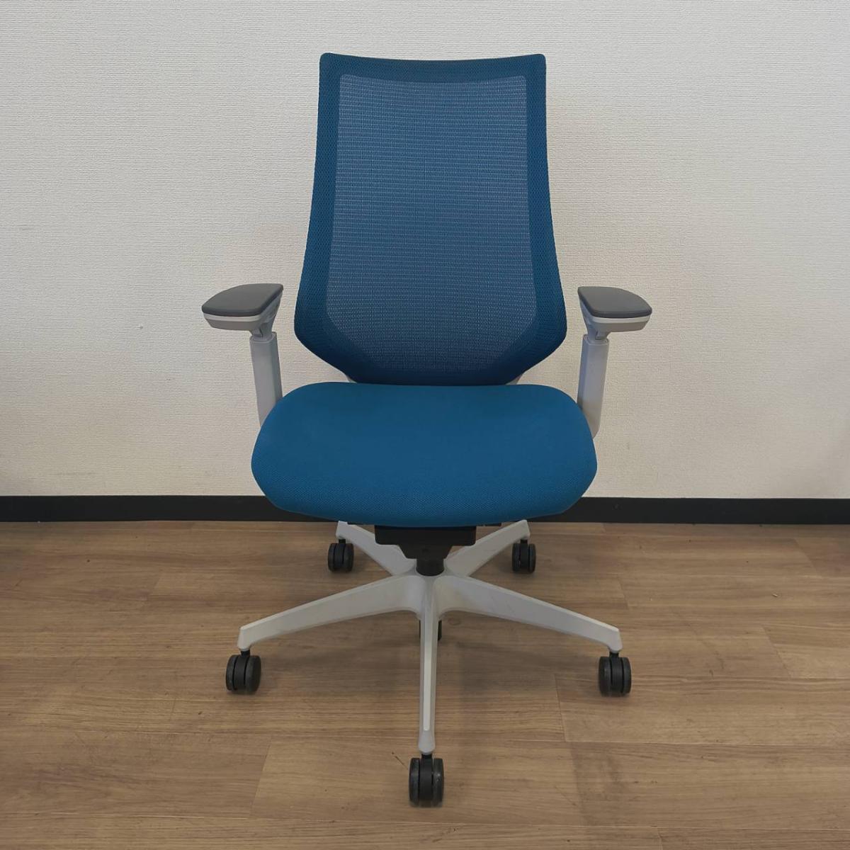 中古】デュオラ メッシュ CRS-G3000E1N コクヨ/KOKUYO 肘付ハイバック