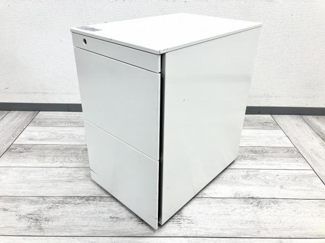 【中古】プロユニット  オカムラ（okamura） ワゴン3段