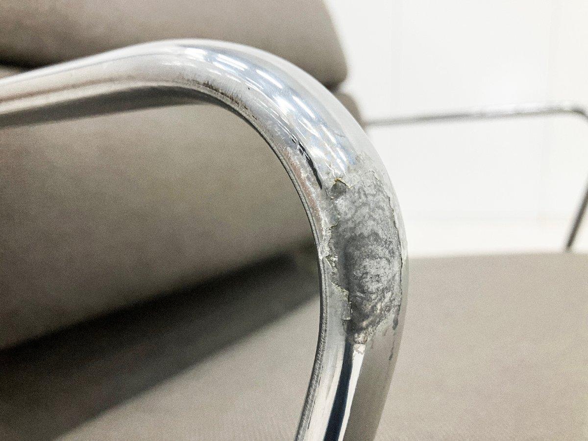 中古】イームズ ソフトパッド Herman Miller/ハーマンミラー 肘付ロー