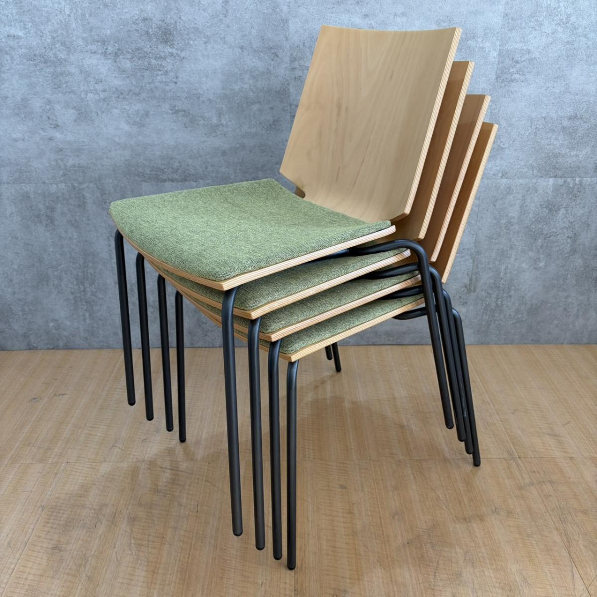 中古】Hazel ウチダ/UCHIDA スタッキングチェア 604066 - 中古オフィス