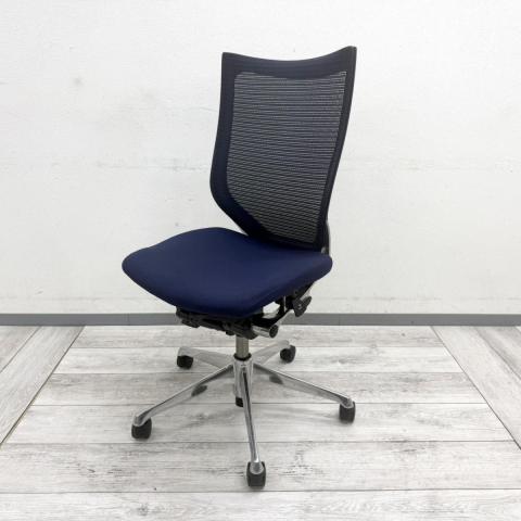 【中古】バロンチェア CP85BR FDF4 オカムラ（okamura） 肘無ハイバックチェア