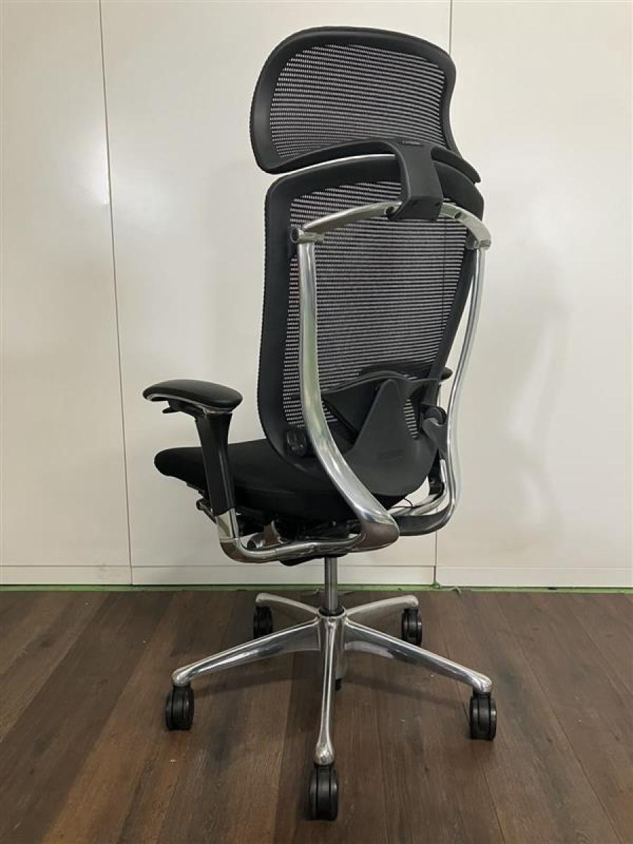 中古】コンテッサチェア CM92AB FBF1 オカムラ/okamura 肘付ハイバック