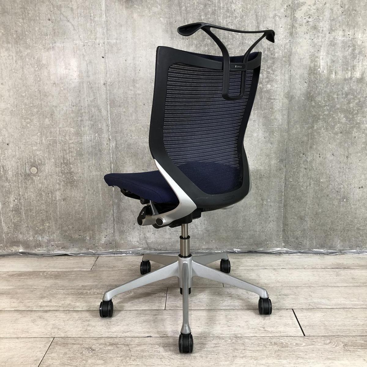 中古】バロンチェア CP44DR FDF4 オカムラ/okamura 肘無ローバック