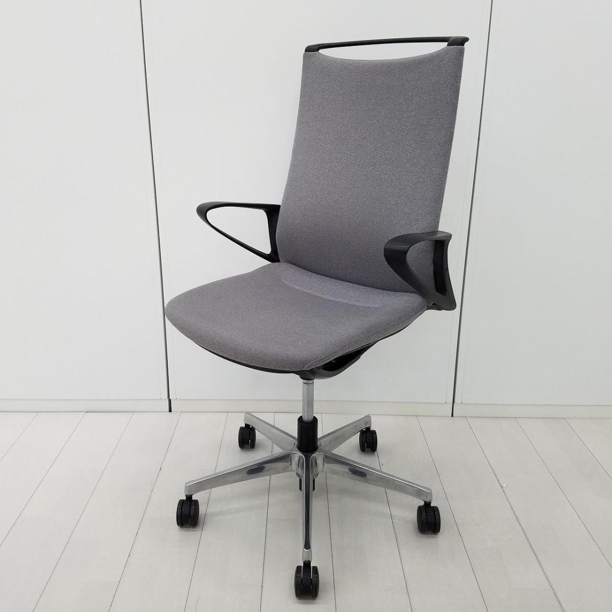 可動式事務用椅子　中古　引取り限定 中古】モード CA27BR FXW1 オカムラ/okamura 肘付ハイバックチェア