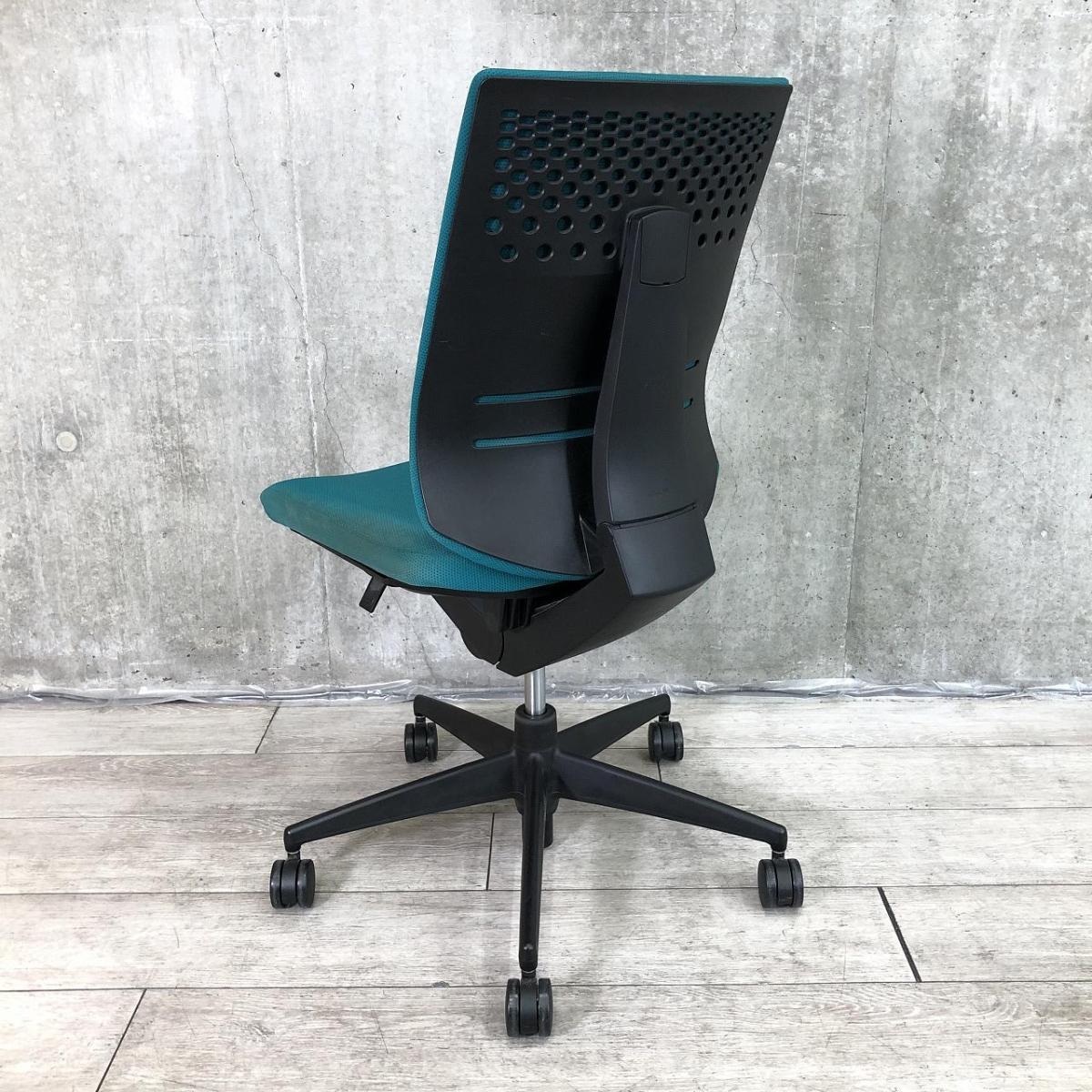 中古】ウィザードチェア コクヨ/KOKUYO 肘無ハイバックチェア 604310