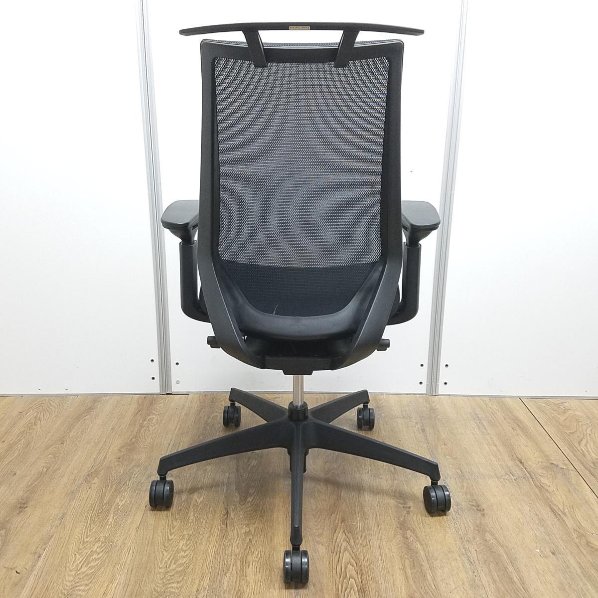 中古】デュオラ メッシュ CRSG3000E6N コクヨ/KOKUYO 肘付ハイバック