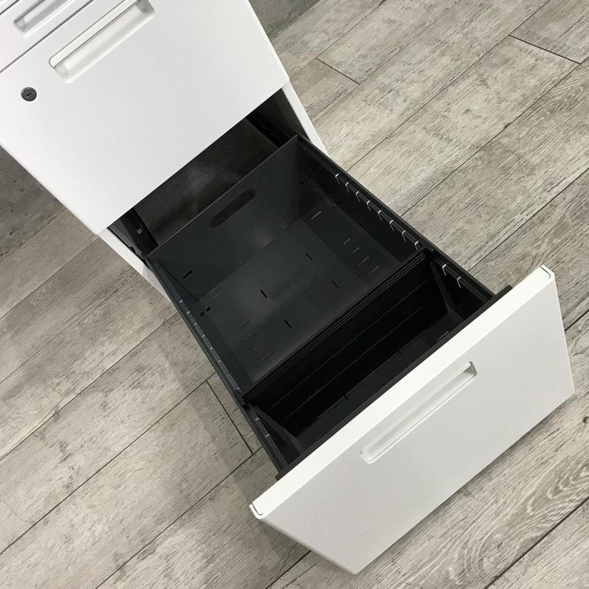 中古】GTワゴン コクヨ/KOKUYO ワゴン3段 604356 - 中古オフィス家具 