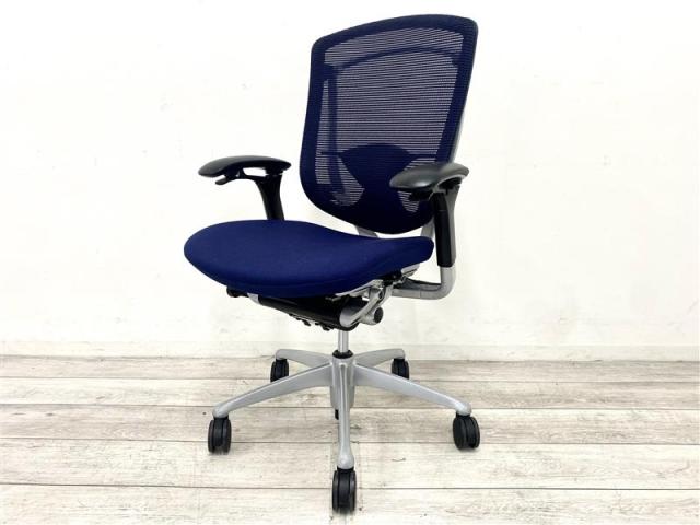 【中古】コンテッサチェア CM32SB FBF4 オカムラ（okamura） 肘付ハイバックチェア