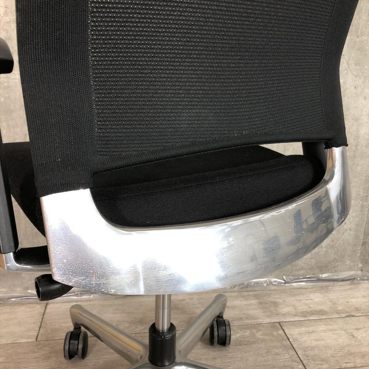中古】 インタースツール 肘付ハイバックチェア 604363 - 中古オフィス