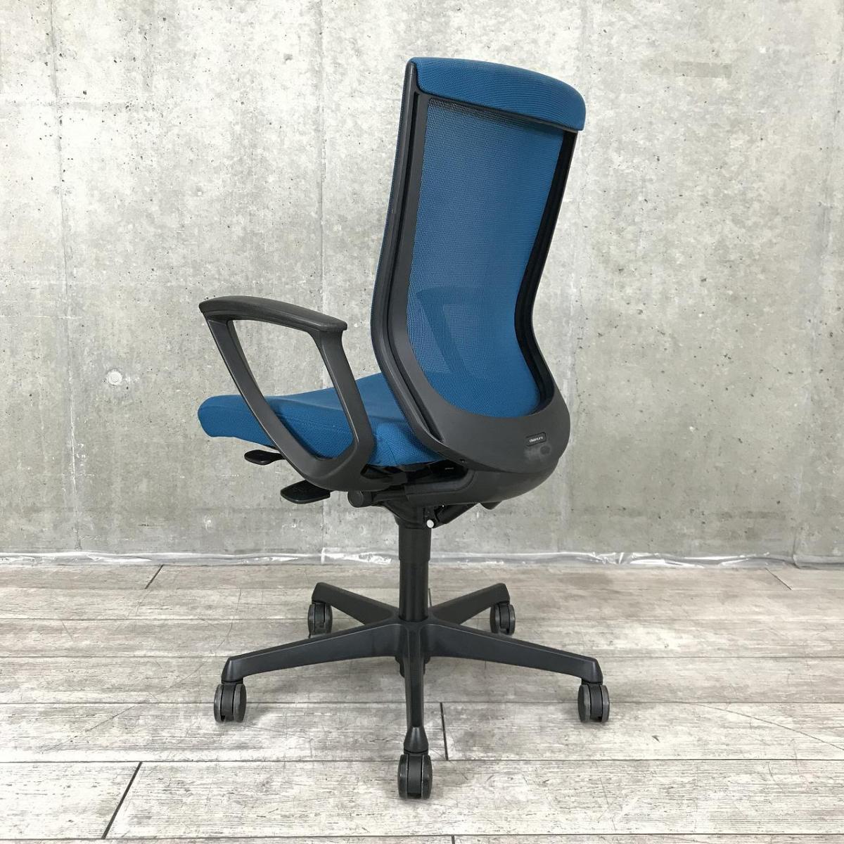 中古】エスクード オカムラ/okamura 肘付ハイバックチェア 604369 