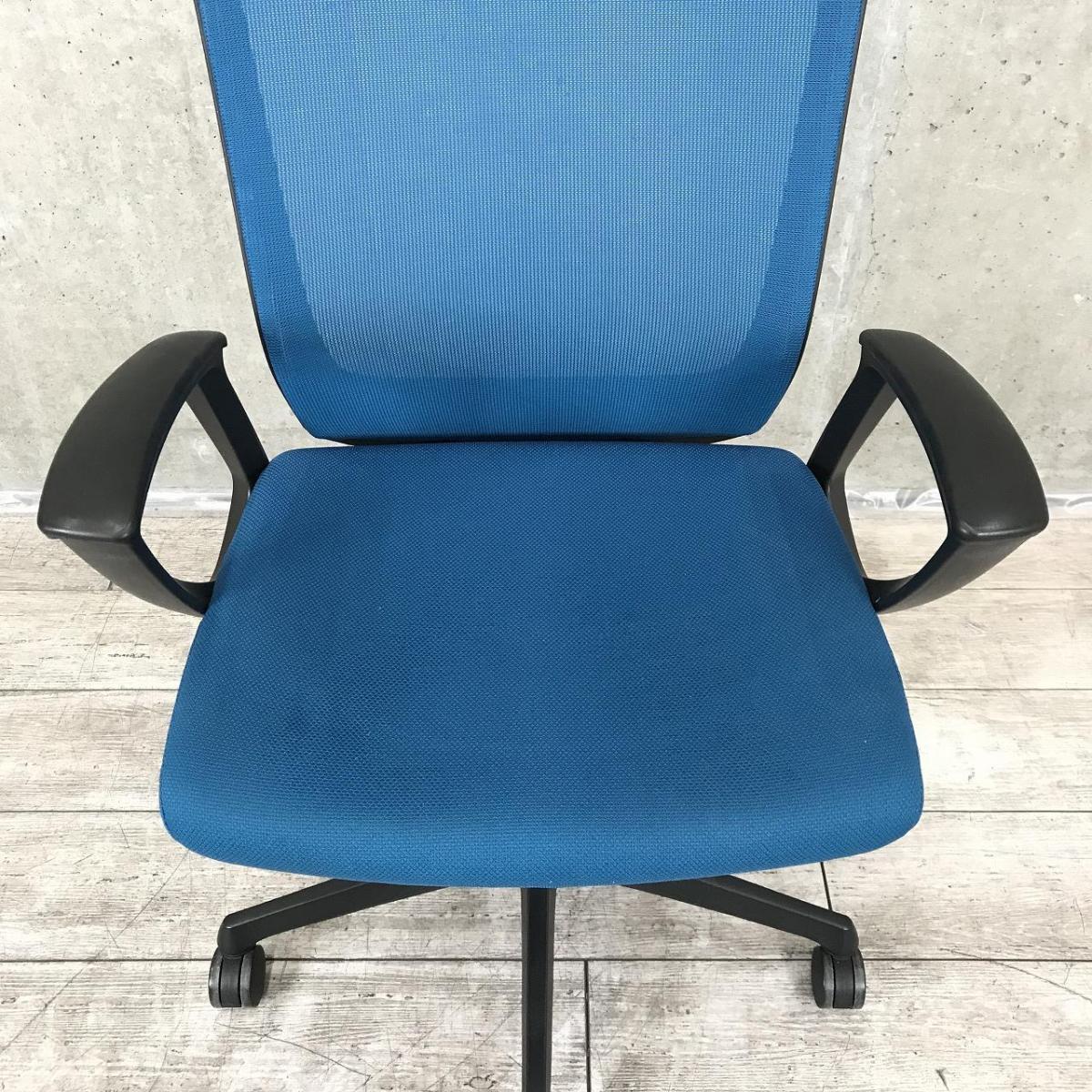 中古】エスクード オカムラ/okamura 肘付ハイバックチェア 604369 