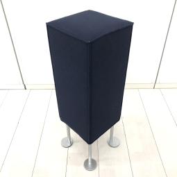 【シンプルで愛らしいキューブ型のデザイン！】■ウチダ　SQスツール　ダークブルー　W200×D200×H650mm　■コンパクトサイズでスタイリッシュなハイスツール！【ABW】