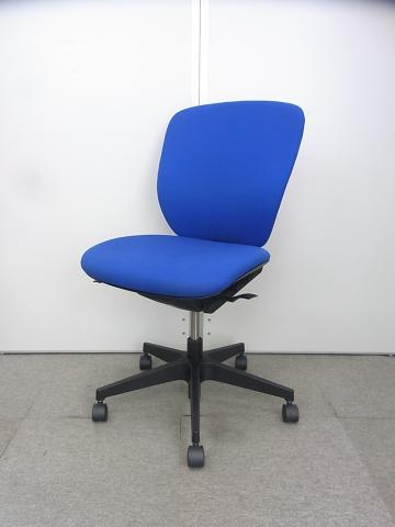 【中古】プラオチェア KE-240GH-T1N7 イトーキ（ITOKI） 肘無ローバックチェア