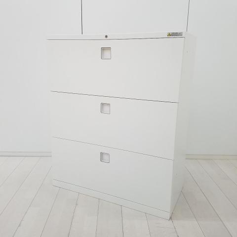 【中古】レクトライン 4BG3ZC-ZA75 オカムラ（okamura） ローキャビネット／ラテラル