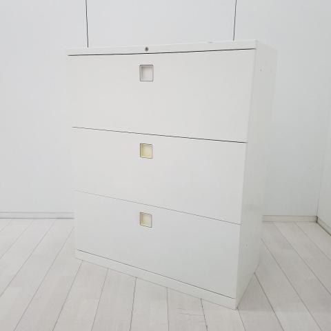 【中古】レクトライン 4BG3ZC-ZA75 オカムラ（okamura） ローキャビネット／ラテラル