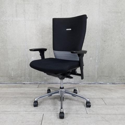 【中古】フィーゴチェア CJ96BR FAM2 オカムラ（okamura） 肘付ハイバックチェア