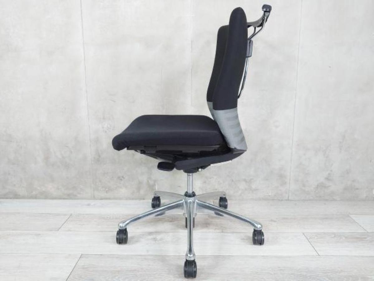 オカムラ フィーゴ 機能全部付き デスクチェア オフィス 椅子 中古】フィーゴチェア オカムラ/okamura 肘無ハイバックチェア 604506