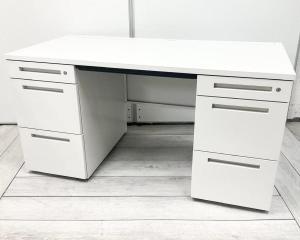【ロット提案可能！】両袖付きで収納量抜群！広い天板！上長用デスクとしてもおすすめ！【外部倉庫在庫品】【AO】【TOGS】
■イトーキ/CZR/ホワイト　 横幅1400㎜