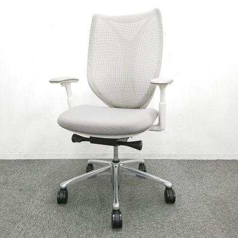 【中古】サブリナ C854BW FSZ3 オカムラ（okamura） 肘付ハイバックチェア