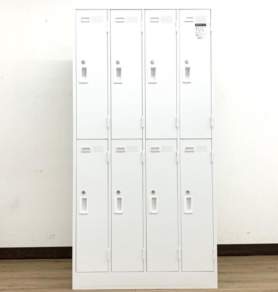 中古】LKロッカー LK-N8SAWE コクヨ/KOKUYO 8人用更衣ロッカー 604600 