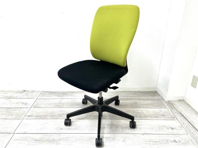 【中古】フルゴ  イトーキ（ITOKI） 肘無ハイバックチェア