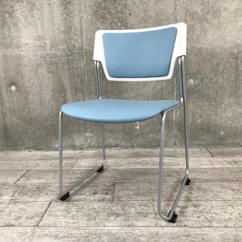 【中古】エレック  イトーキ（ITOKI） スタッキングチェア