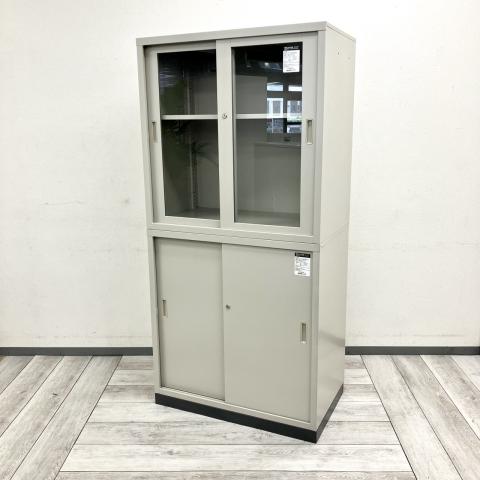 【中古】ＥＫ保管庫 SH-D3355GF1E コクヨ（KOKUYO） ハイキャビネット／引き違い＋引き違い