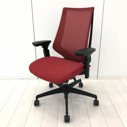 【中古】デュオラ メッシュ CRS-G3000E6 コクヨ（KOKUYO） 肘付ハイバックチェア